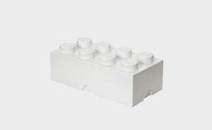 LEGO - Storage Brick 8 - White