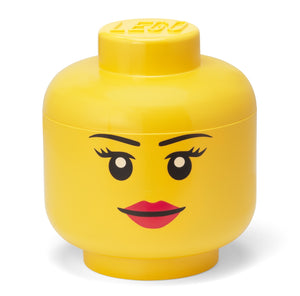 LEGO - Storage Head (Large) - Girl (New)