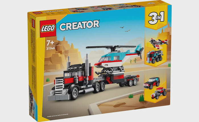 LEGO - Flatbed Truck w/ Helicopter (31146)