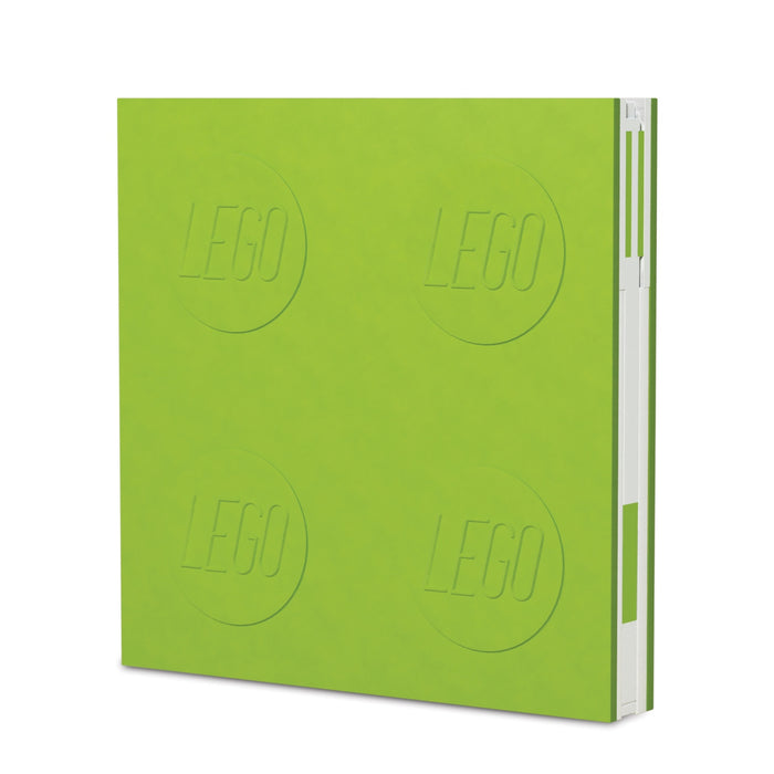 LEGO - 2.0 Locking Notebook w/ Gel Pen - Lime