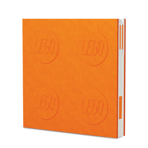 LEGO - 2.0 Locking Notebook w/ Gel Pen - Orange