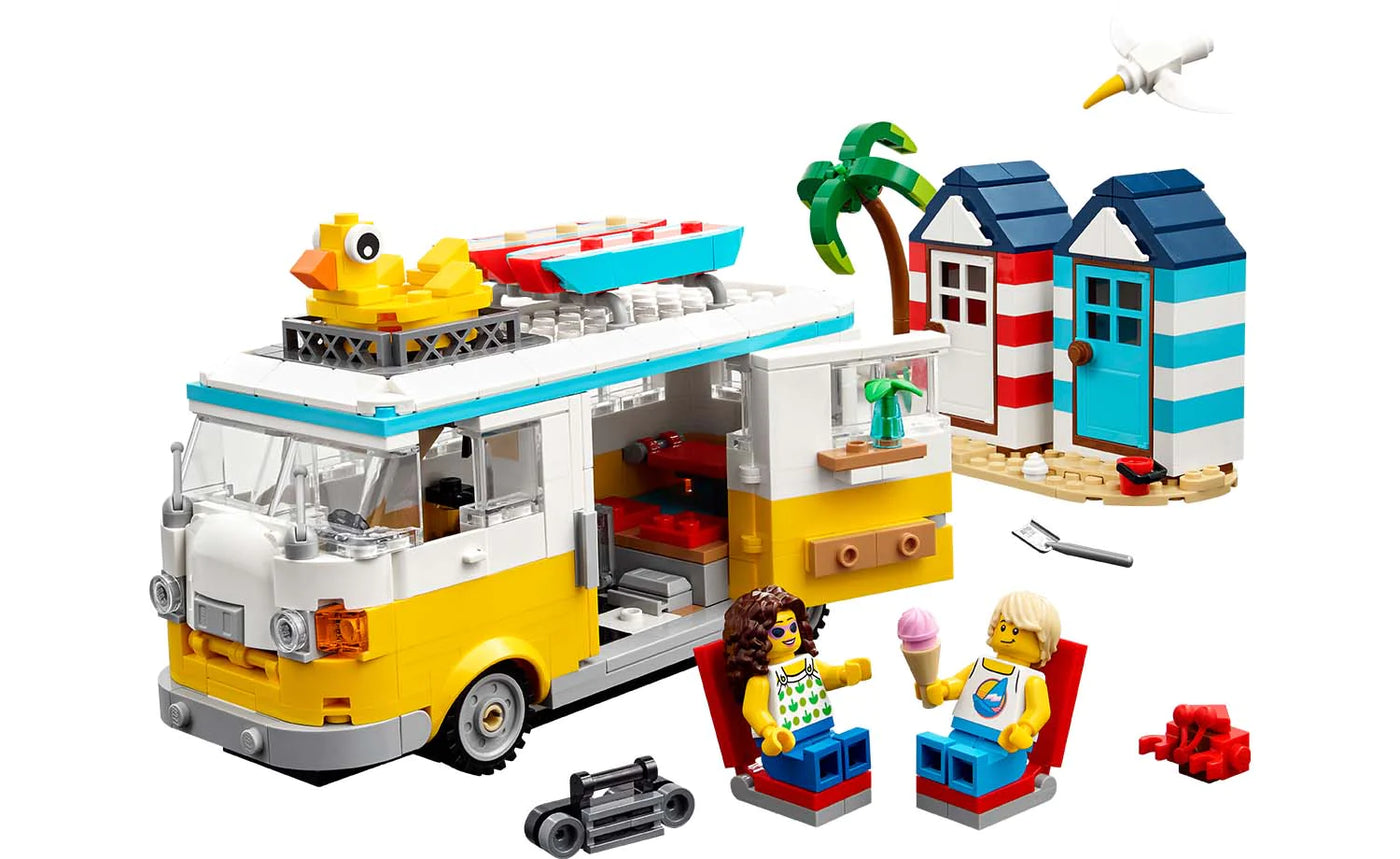 LEGO Beach Camper Van (31138) – Jix Hobbies