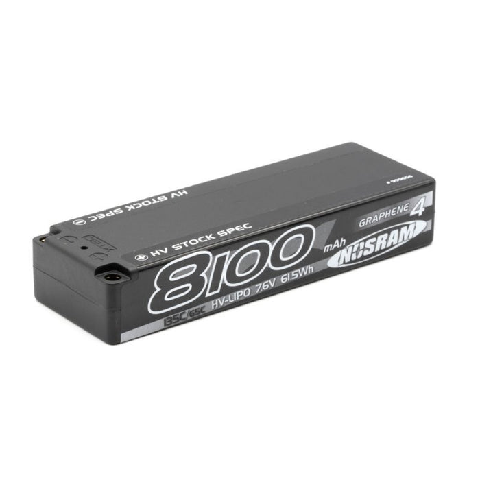 Nosram - 7.6V Battery 8100mAh Lipo 135C Graphene 4 (HV Stock Spec)