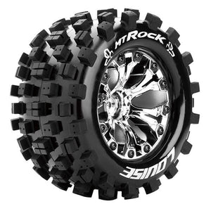 Louise - MT Rock 2.8" 1/10 Monster Truck  (Mounted) (Chrome) (2)