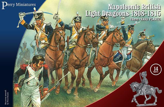 Perry Miniatures - Napoleonic British Light Dragoons 1808-15 (Black Powder)(BH90)