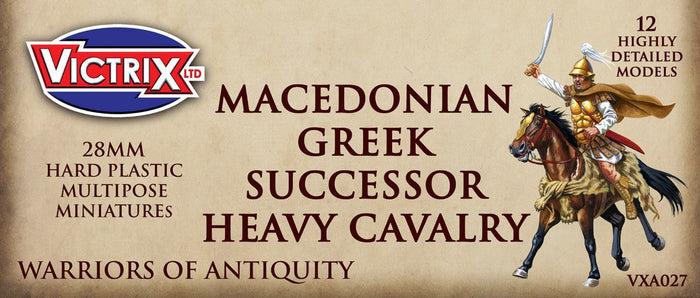 Victrix - Macedonian Greek Successor Heavy Cavalry (12 Plastic Figs.)