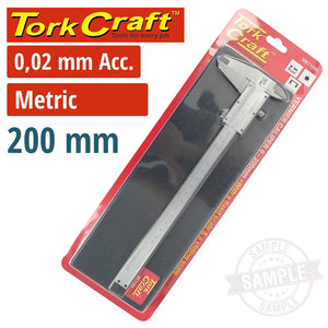 Tork Craft - Vernier 200mm (Stainless Steel)