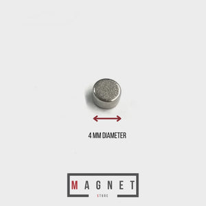 Magnets - 4x2mm N38 Ni Neodymium Disc (10pcs)