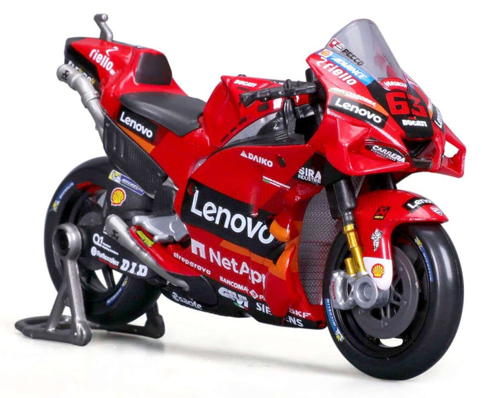 Maisto - 1/18 Ducati Lenovo (#63 F. Bagnaia ) MotoGP 2022