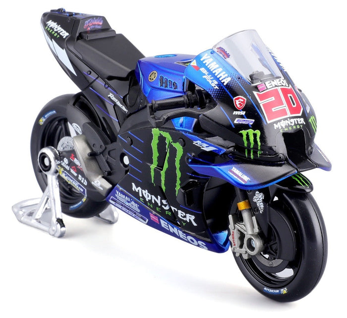 Maisto - 1/18 Yamaha MonsterE (#21 F. Morbidelli) MotoGP 2021