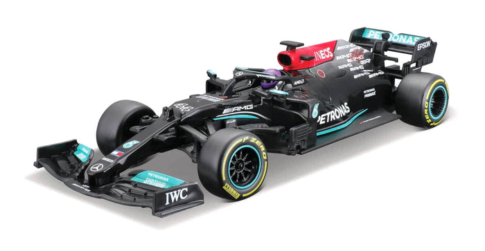 Maisto - 1/24 R/C F1 Mercedes-AMG F1 W12 2021 (#44 Lewis Hamilton) - 2.4GHZ w/ Batt. & USB Charger