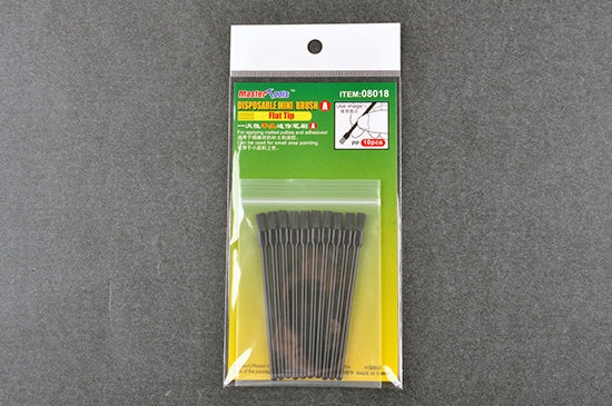 Master Tools - Disposable Mini Flat Brush *10