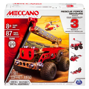Meccano - 3 Model Set - Rescue (Styles Vary)