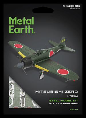 Metal Earth - Mitsubishi Zero (Colour)