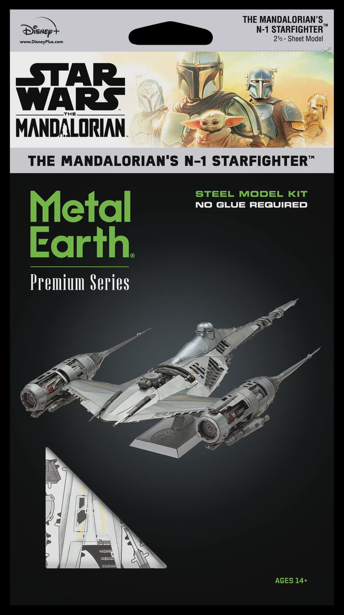 Metal Earth - The Mandalorian's N-1 Starfighter (Star Wars) (Premium Series)