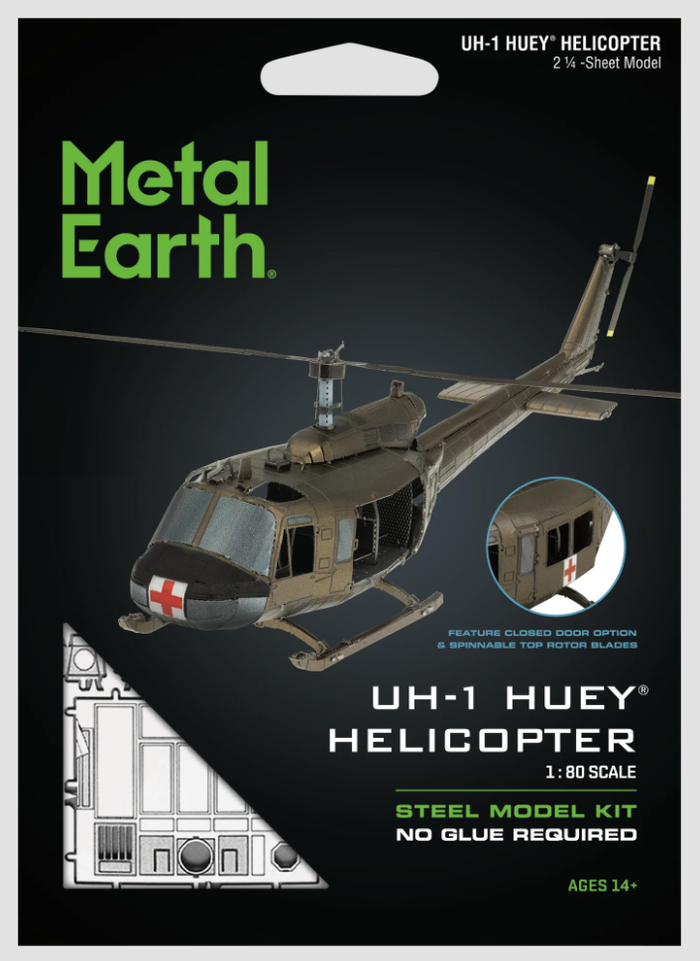 Metal Earth - UH-1 Huey Helicopter