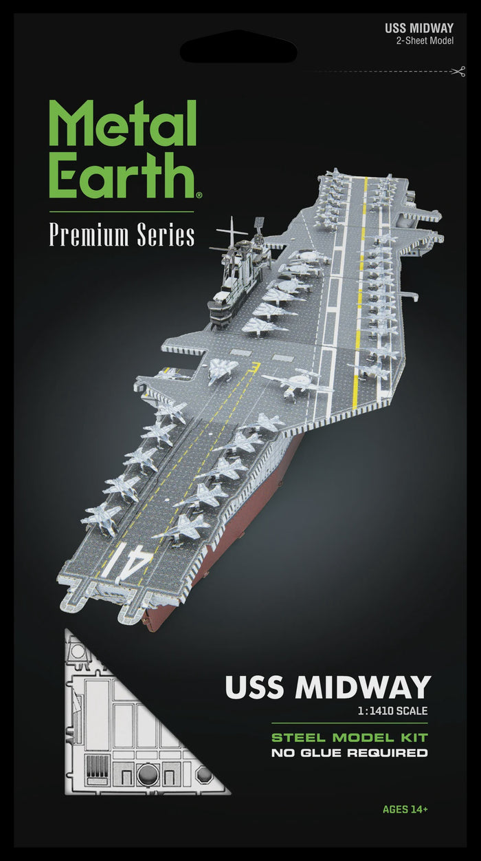 Metal Earth - USS Midway - New (Premium Service)