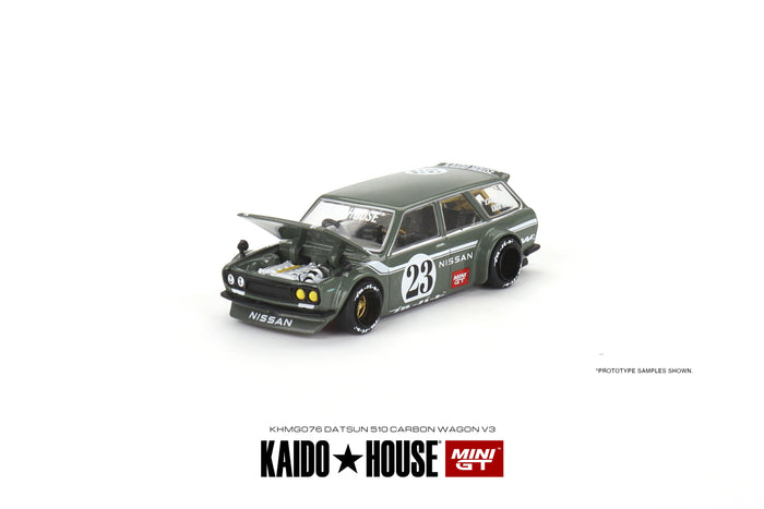 Mini GT - 1/64 Datsun 510 Wagon CARBON V3 - KAIDO House