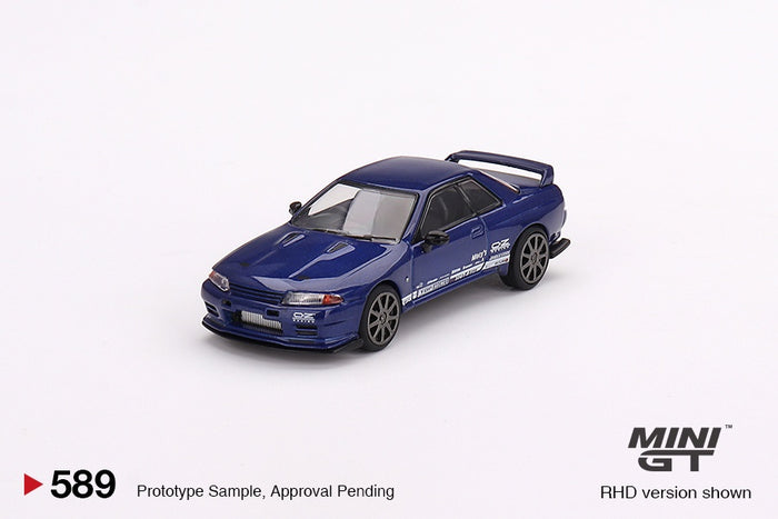 Mini GT - 1/64 Nissan Skyline GT-R VR32 Top Secret (Metallic Blue)