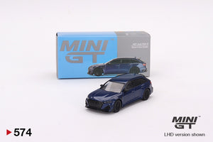 Mini GT - 1/64 Audi RS6-R Navara (Blue Metallic)