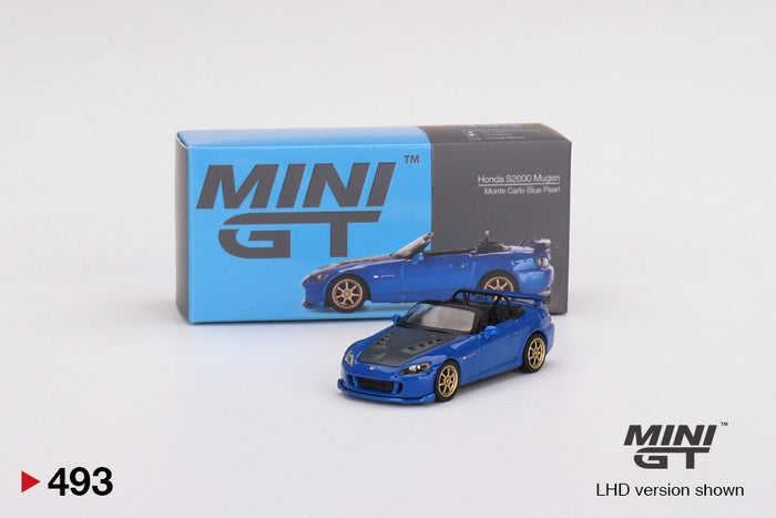 Mini GT - 1/64 Honda S2000 (AP2) Mugen (Monte Carlo Blue Pearl)