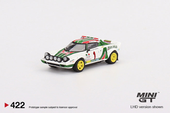 Mini GT - 1/64 Lancia Stratos HF #1 1977 Rally Monte Carlo Winner