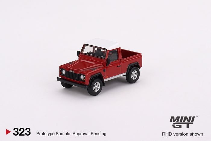 Mini GT - 1/64 Land Rover Defender 90 Pickup (Masi Red)