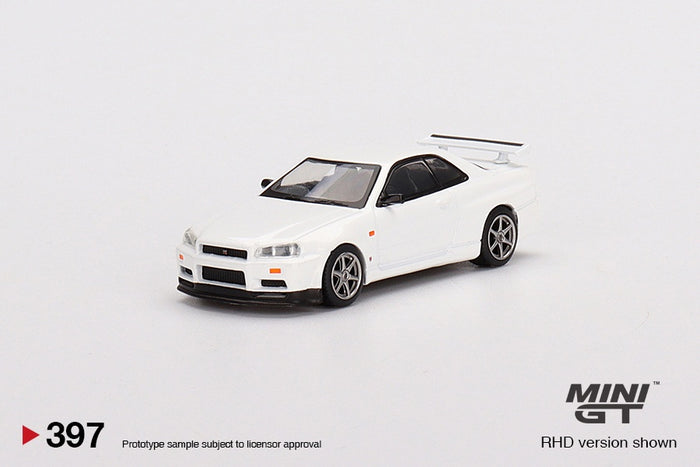 Mini GT - 1/64 Nissan Skyline V-Spec N1 (White)