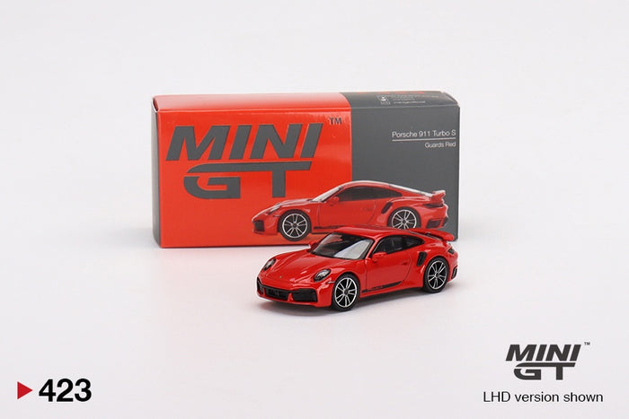 Mini GT - 1/64 Porsche 911 Turbo S (Guard Red)