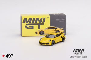 Mini GT - 1/64 Porsche 911 Turbo S (Racing Yellow)