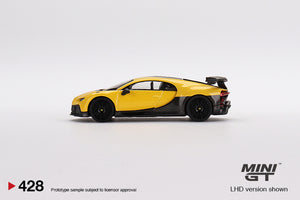 Mini GT - 1/64 Bugatti Chiron PUR Sport (Yellow)