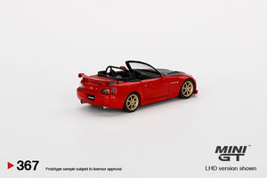 Mini GT - 1/64 Honda S2000 (AP2) MUGEN (New Formula Red)