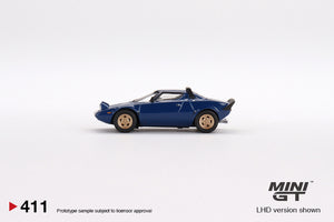 Mini GT - 1/64 Lancia Stratos HF Stradale (Blue Vincenes)