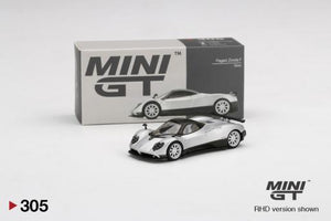 Mini GT - 1/64 Pagani Zonda F (Silver) (RHD)