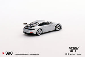 Mini GT - 1/64 Porsche 911 (922) GT3 GT (Silver Metallic)