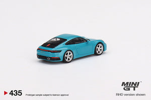 Mini GT - 1/64 Porsche 911 (992) Carrera S (Miami Blue)