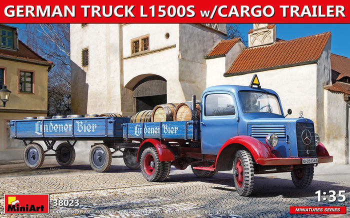 Miniart - 1/35 L1500S w/ Cargo Trailer 1