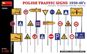 Miniart - 1/35 Polish Traffic Signs 30-40's