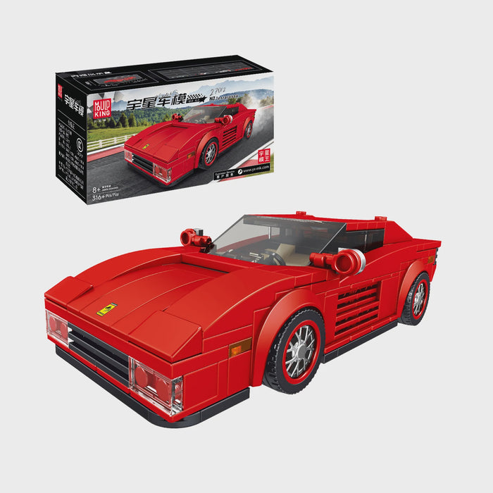 Mould King - Testarossa + Showcase (16cm)(Ferrari Testarossa)