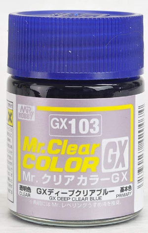 Mr.Clear Color GX - GX103 Deep Clear Blue (18ml)