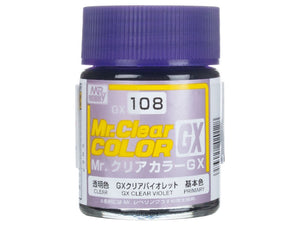 Mr.Clear Color GX - GX108 Clear Violet (18ml)