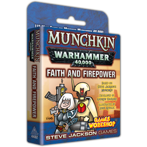 Munchkin Warhammer 40,000: Faith and Firepower Expansion box