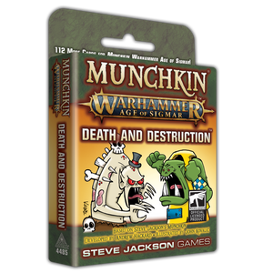 Munchkin Warhammer Age of Sigmar: Death and Destruction Expansion box