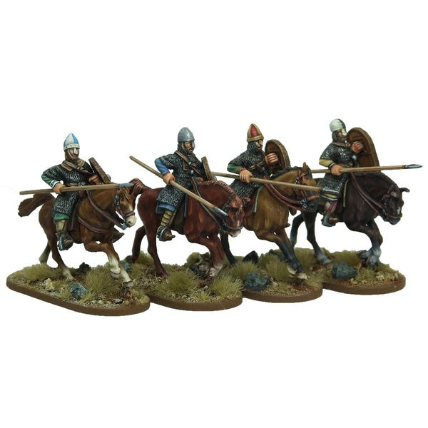 Footsore Miniatures - Norman Cavalrymen - Crouched Lance Arms
