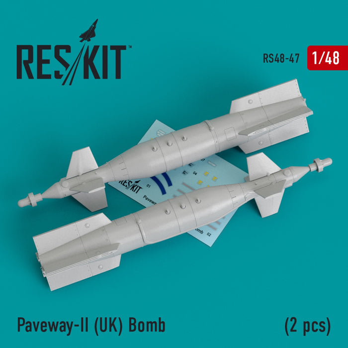 Reskit - 1/48 Paveway-II (UK) Bomb (2 pcs) (RS48-0047)