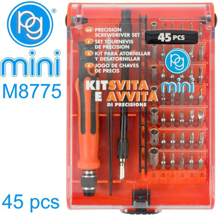 PG Mini - Precision Screwdriver Bit Set (45pcs)