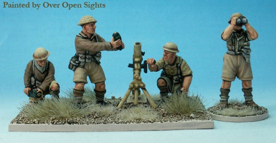 Perry Miniatures - British 3" Mortar and 4 crew