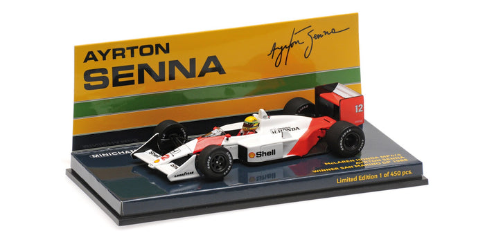Minichamps - 1/43 McLaren Honda MP4/4 (A.Senna) 1st San Marino GP