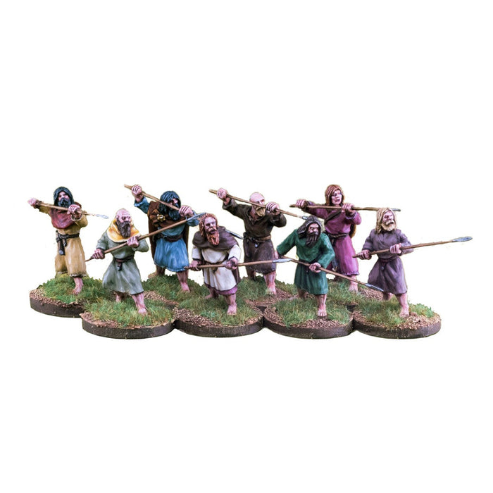 Footsore Miniatures - Pict/Scots Spearmen attacking