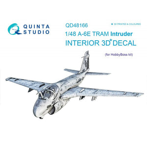 Quinta Studio QD48166 - 1/48 A-6E TRAM Intruder 3D Coloured Interior  (for HobbyBoss kit)